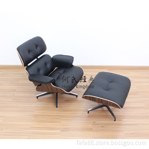 Charles Eames Lounge Chair with Ottoman (9021-B)